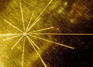 Pulsar Map on Voyager Record