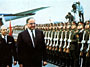 West German Chancellor Helmut Kohl Arrives In Moscow July 4, 1983